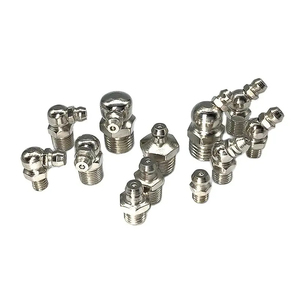 Metric Male Thread Straight Elbow Type Oil Zerk Fitting For <strong>Grease</strong> Gun SS201 SS304 Stainless Steel <strong>Grease</strong> <strong>Nipple</strong>