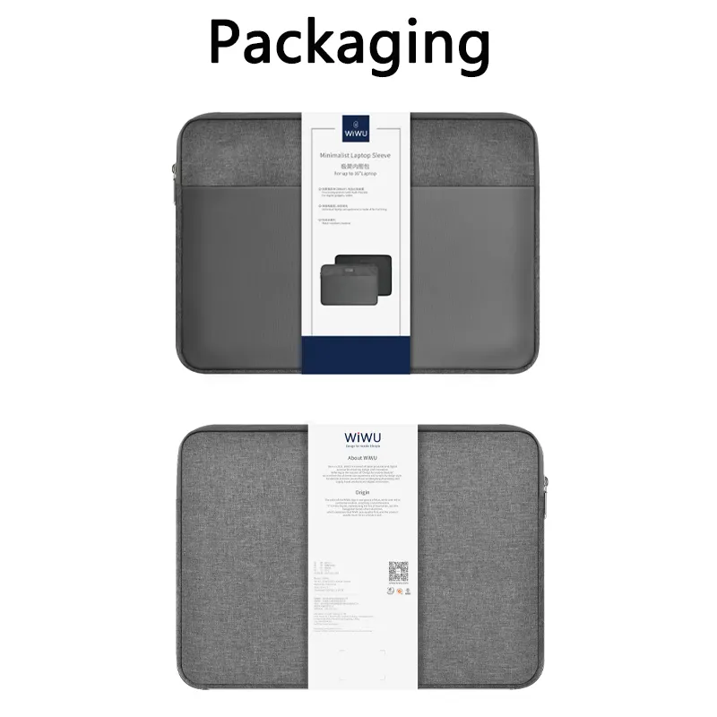 Wiwu 도매 나일론 노트북 슬리브 커버 맞춤형 패션 노트북 사무실 가방