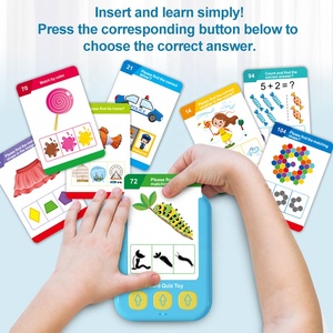 Frühschule elektronische Karten Lesemaschine Spielzeug mehrere Sprachen gewechselt sprechen Flash-Karten Lernmaschine für Kinder - Product Image 3