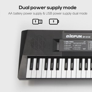 Teclado electrónico de música Digital para niños, Piano eléctrico multifuncional para estudiantes, con función de micrófono Musical, 61 teclas - Product Image 4