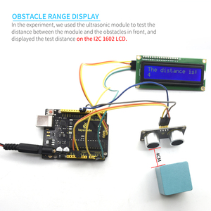 Keyestudio SR01 <strong>Ultrasonic</strong> <strong>Sensor</strong> Module V2 for Smart Car Toy for <strong>Arduino</strong> for Microbit - Product Image 6