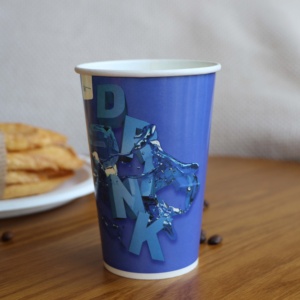 14オンス低価格メーカーシングルウォールダブルPEコーティングされた冷たい飲用紙コップカフェショップ用持ち帰り用