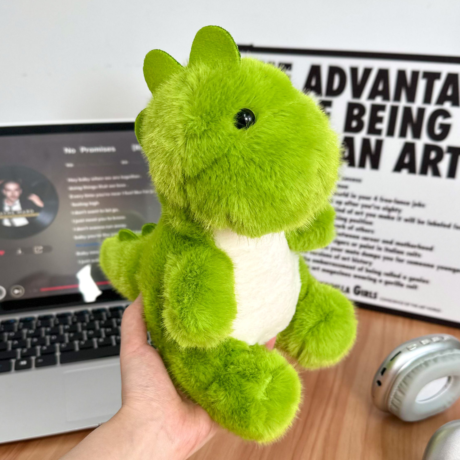 Dinosauro dai capelli verdi-22 cm
