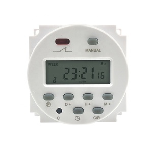 CN101A 12V 24V 220V interruttore Timer digitale 7 giorni programmatore relè orario programmabile settimanale batteria ricaricabile incorporata - Product Image 1