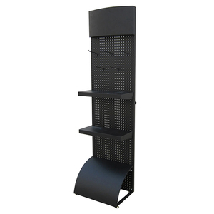 Benutzer definierte Einzelhandel geschäft Metall Peg board Display Rack Stand Boden Regale Hängende Waren Zubehör Display Racks - Product Image 5