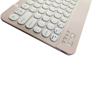 Colored Wireless Bluetooth <strong>Keyboard</strong> Round Portable Ultra-thin <strong>Keyboard</strong> for Ipad Mac <strong>Android</strong> Bluetooth <strong>Keyboard</strong> - Product Image 3
