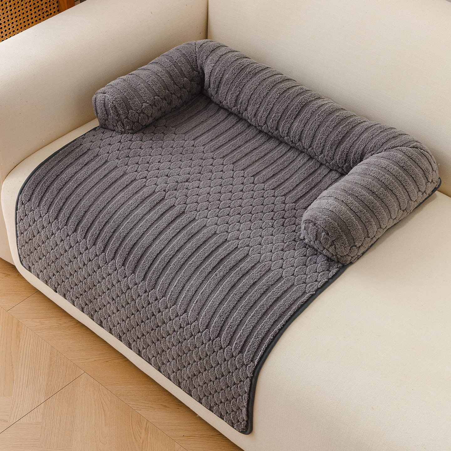 Pudding pet mat-light gray