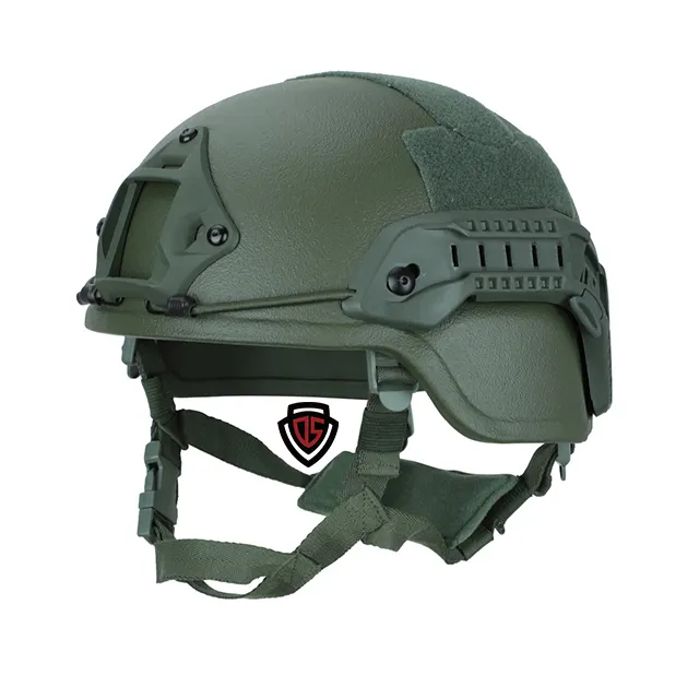 Doublesafe Aangepaste Groene Multifunctionele Snelle Nachtzicht Aramid Casco Tactico Beschermende Beveiliging Ballistische Tactische Helm