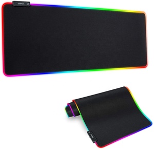 Large RGB Gaming <strong>Mouse</strong> Pad -15 Light Modes Touch <strong>Control</strong> Extended Soft <strong>Computer</strong> <strong>Keyboard</strong> Mat Non-Slip Rubber Base for Gamer - Product Image 1