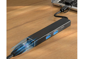 2 in 1 USB 3.0 2500M 2.5g อะแดปเตอร์อีเทอร์เน็ต RJ45แลน10GB Type C PD USB ฮับ3.0สำหรับ Windows 7/8/10 Mac PC แล็ปท็อป - Product Image 4