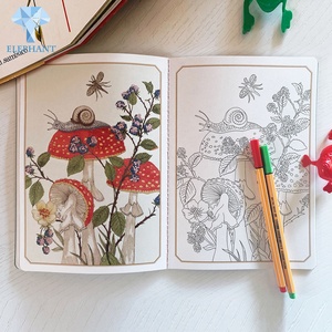 中国定制尺寸设计彩色环保墨水笔记本素描绘本 - Product Image 1