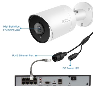 Guter Preis High Definition Hik kompatibles Pixel 4K festes Objektiv 3,6mm IP66 AHD/TVI/CVI-Ausgang Analoge CCTV-Kamera - Product Image 3