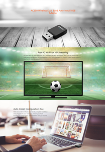 Tenda U9 650M No-drive USB <strong>Wireless</strong> Card <strong>Computer</strong> WiFi Receiver 5G Dual-band Desktop Laptop Universal Portable WiFi Transmitter - Product Image 3
