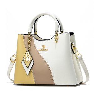 White with yellow