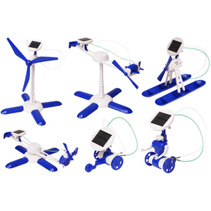 Lehoo giocattoli stelo 6 In 1 MOC educativo di programmazione Robot stelo 4 Set DIY KIT motore solare per i bambini - Product Image 1
