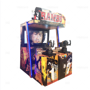 コイン式ゲーム機大型アダルトガン機スタローンランボーシューティングアーケードシミュレーションシューティングマシン