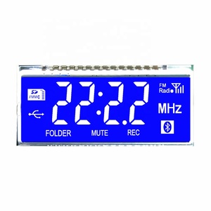 Custom Htn Blu Segmento Display Lcd Pin Collegare 3.3V Lcd con Retroilluminazione - Product Image 3
