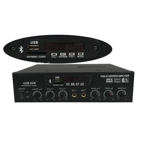 Mezclador digital de audio profesional para dj, amplificador de audio para sistema de dirección público - Product Image 4