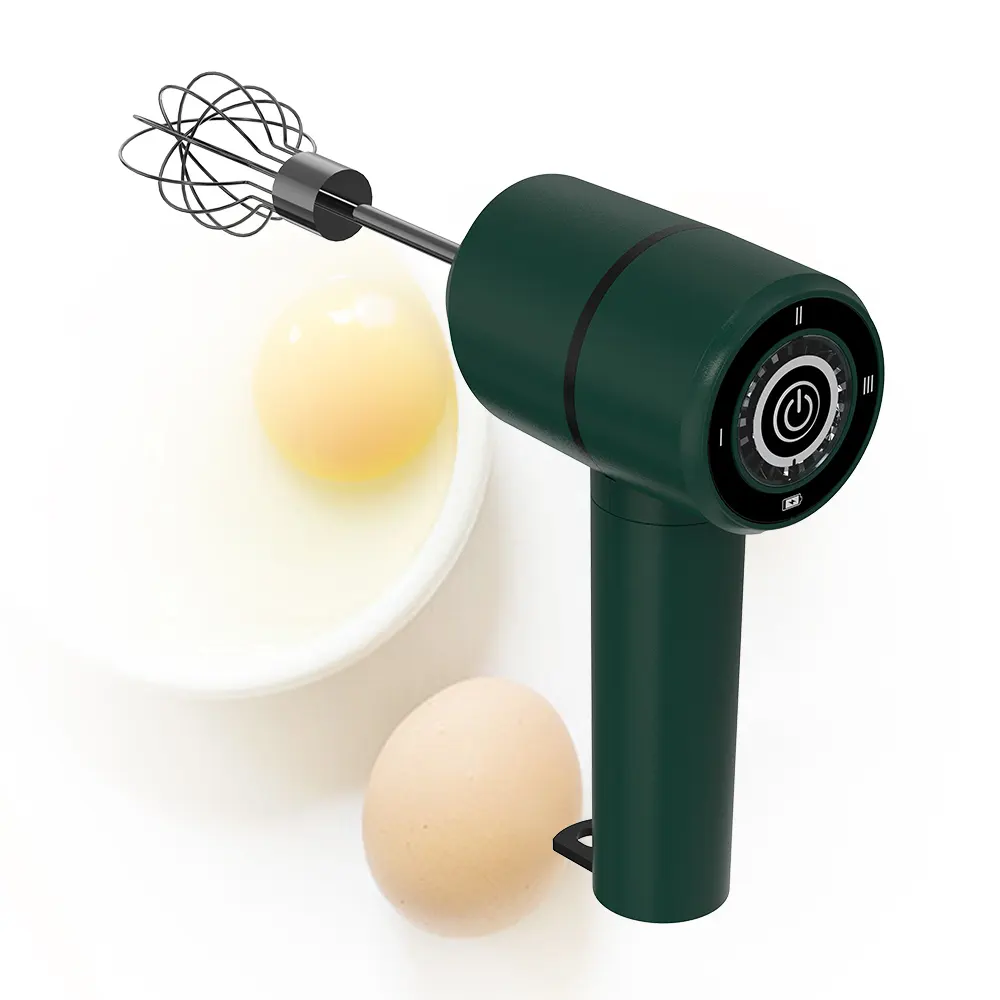 Mélangeur d'aliments à 3 vitesses Outil à œufs à crème tenu dans la main Mini mélangeur Usb Batteur à œufs électrique sans fil rechargeable