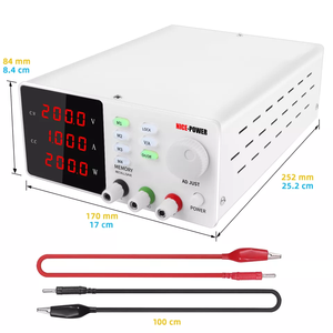NICE-POWER SPPS-S3001 300V 1A bianco regolatore di tensione cc ad alta potenza potenza da laboratorio funzione preimpostata regolabile linea di prodotti elettronici - Product Image 2