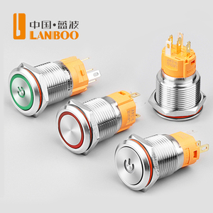 16mm Self-locking <strong>Push</strong> <strong>Button</strong> <strong>Switch</strong> Diameter 1NO+1NC On-off High Head <strong>Push</strong> <strong>Button</strong> <strong>Switch</strong> - Product Image 3