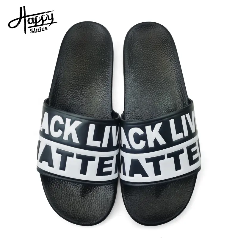 Nuovi sandali sportivi neri, nuovi modelli personalizzano pantofole per uomo calzature sandali, Import Slipper China PVCSlides sandali personalizzati