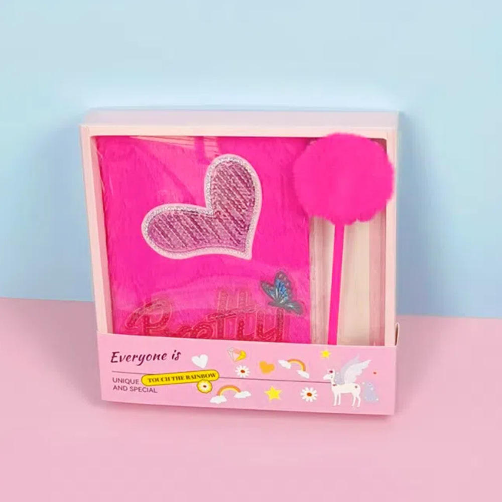 rose red set with pen