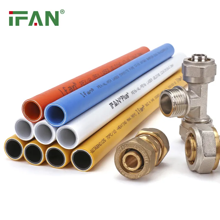 IFAN OEM ODM 16-32mm PEX A Accesorios de tuberíaCodo en T Acoplamiento PEX Accesorios de compresión de latón