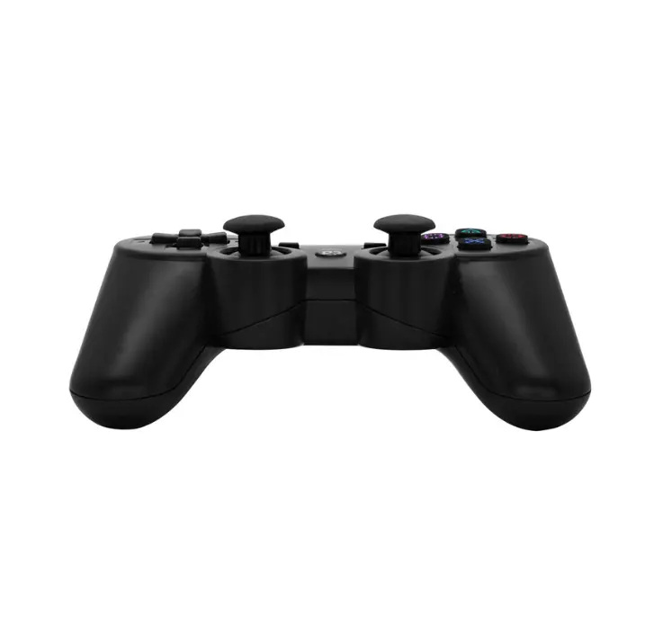 اللاسلكية الأزرق الأسنان أذرع التحكم في ألعاب الفيديو للبلاي ستيشن 3 PS3 SIXAXIS Controle عصا التحكم غمبد (أسود)