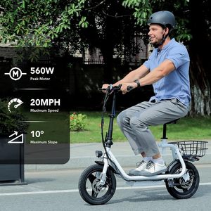 קרומה עבור שיא קטנוע חשמלי 1200w foldable 14 \ "צמיג 30 מייל מהירות מקסימלית 300 ק" ג עומס למבוגר