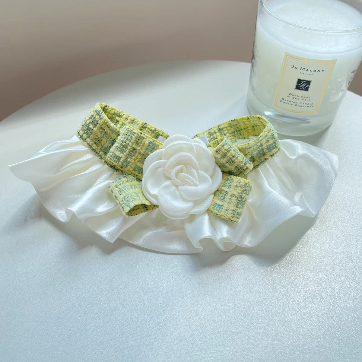 Bavoir de riz gluant blanc (vert)