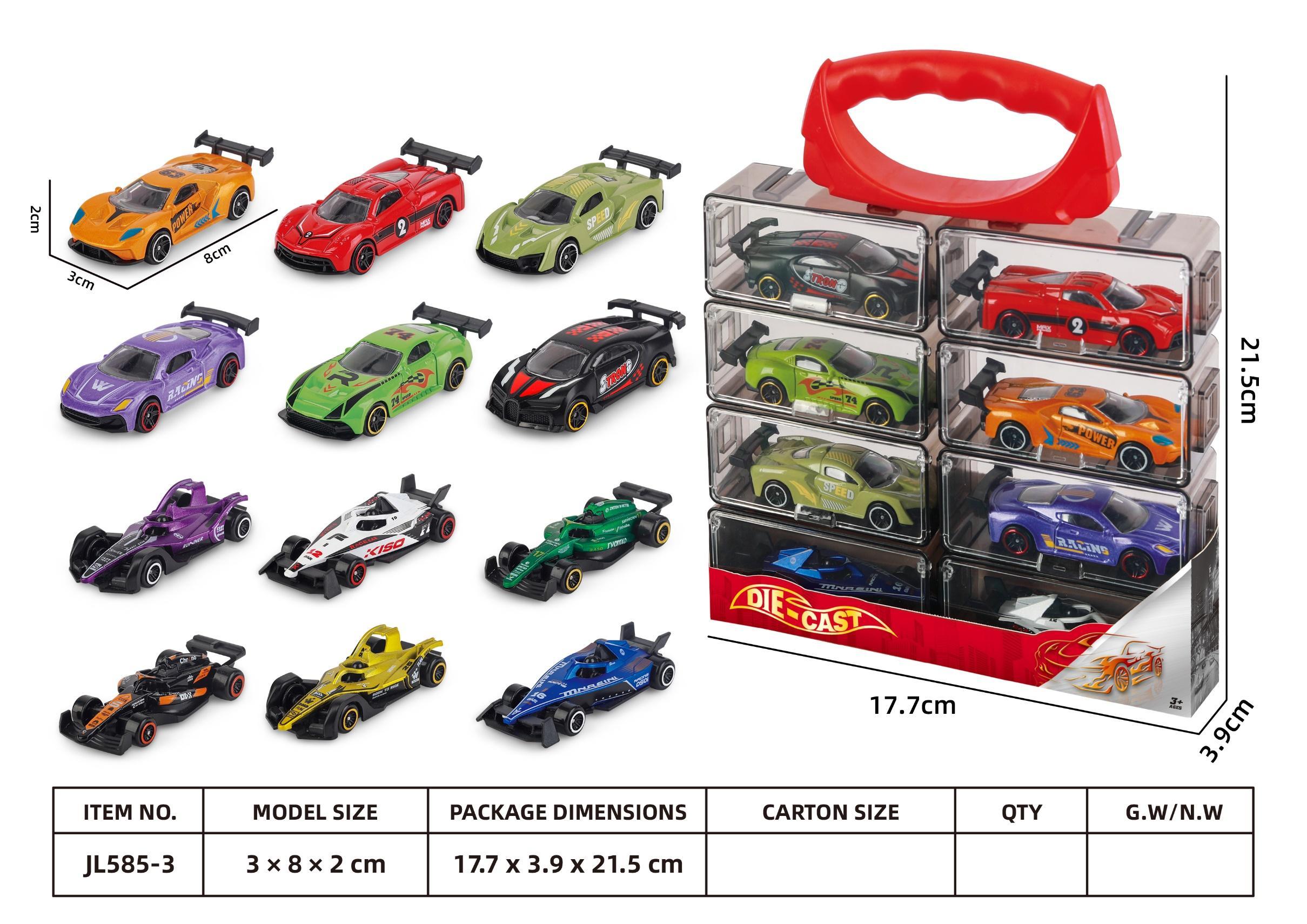 1: 64 auto in lega con catapulta (set da 8) -3