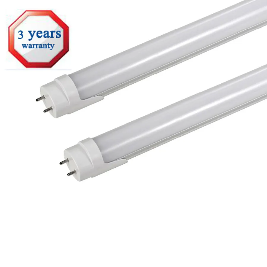 90Ra 1.5M 150cm 5ft T8 22W luce diurna 5600K alluminio e pc house led tube T 8 per illuminazione dell'ospedale dell'ufficio del supermercato