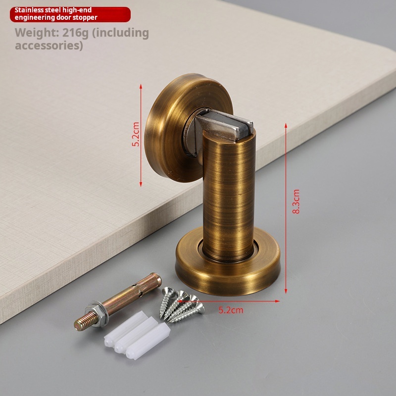 High-end yellow brass (boxed + screws)