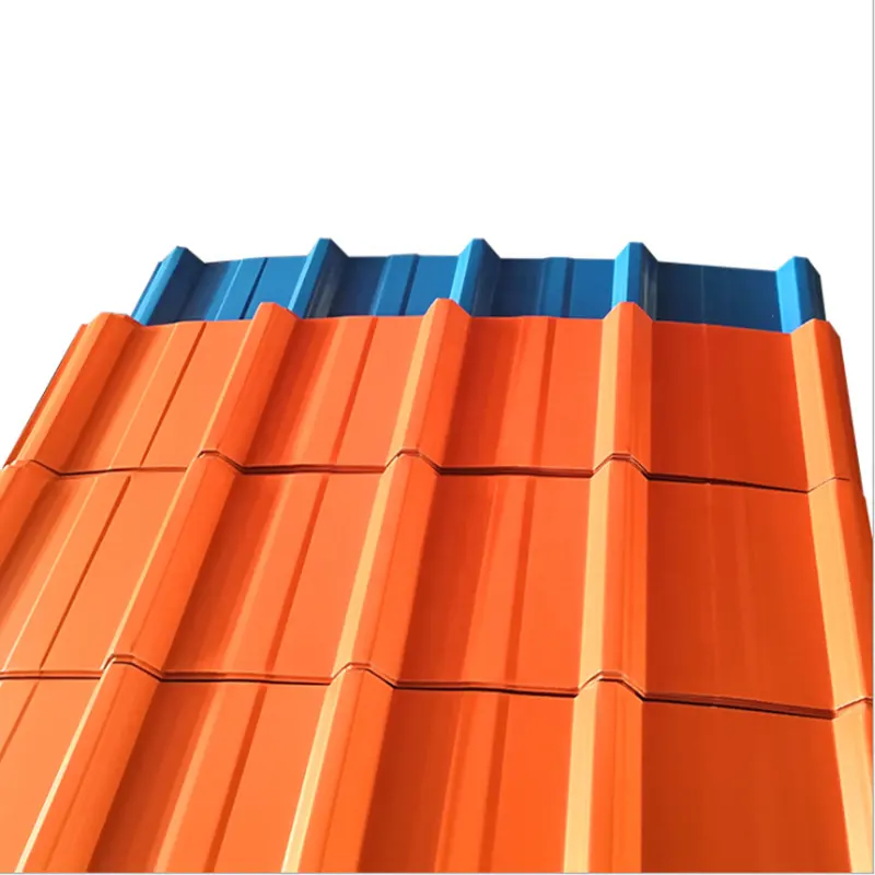 Folha de aço corrugada para telhados revestidos de zinco de alta qualidade para venda