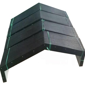 Cnc plástico acordeón guía lineal protección de riel cubierta deslizante cubierta de fuelle - Product Image 1