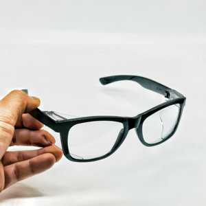 Ansi z87.1 عدسات جديدة شفافة لحماية العين ، درع جانبي أسود ، نظارات أمان للعمل - Product Image 5