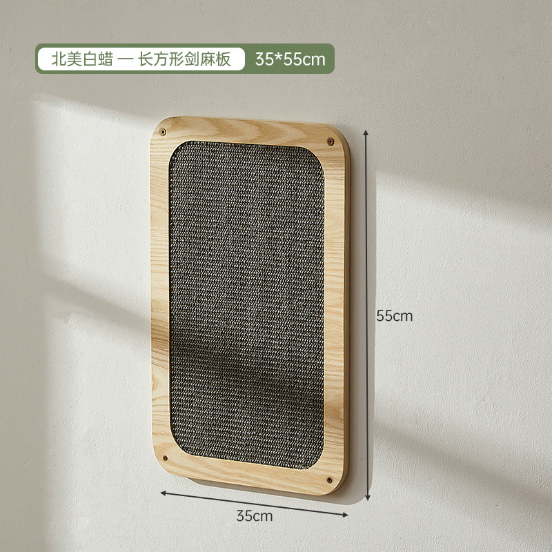 Tabla rascadora rectangular de sisal