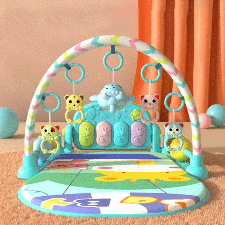 Tapis de jeu de Piano pour enfants, jouet d'apprentissage pour bébés, gymnastique pour bébés, Piano amusant, tour du ventre pour nouveau-nés et tout-petits