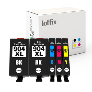 904XL mürekkep kartuşları yedek yazıcı mükemmel (5 paket) HP mürekkep kartuşları için HP 904XL Combo paketi için uyumlu - Product Image 1