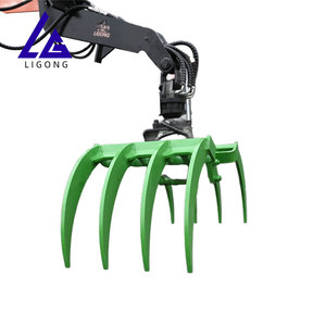 土地管理用挖掘机耙抓斗附件7-9吨根耙 - Product Image 3