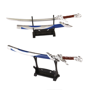 High Quality Leagues of Legends <strong>LOL</strong> Anime Yasuo 22cm Sword Model <strong>Key</strong> Chain with Scabbard for Gift or Collection - Product Image 2