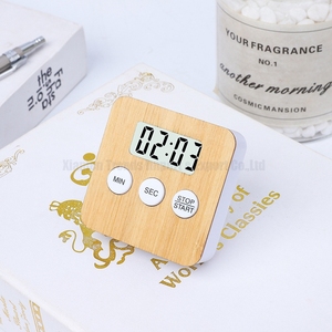 Lcd conto alla rovescia conto alla rovescia timer digitale elettronico in bambù per laboratorio produttore prezzo perfetto tè mini minuscolo - Product Image 1