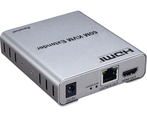 4K HDMI KVM Extender ผ่าน Ethernet SINGLE CAT 5e/6 60M HDMI เครื่องส่งและตัวรับสัญญาณคุณภาพสูง HDTV KVM USB เอาท์พุต RJ45 - Product Image 2