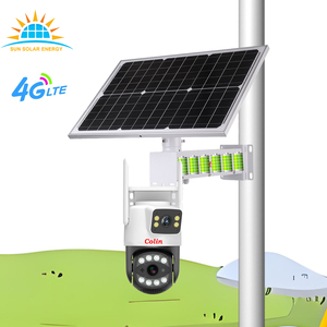 7x24Hx365D двойная линза 4MP 40 Вт Солнечная 4G неограниченное количество Lte охранная Камера видеонаблюдения - Product Image 4