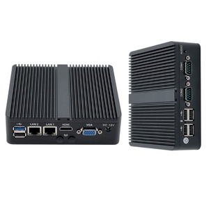 ファンレスミニPC 2 * LAN 2 * COMインテルJ1900プロセッサHD/VGA 6 * USB M-sata DDR3工業用デスクトップコンピュータシンクライアント - Product Image 6