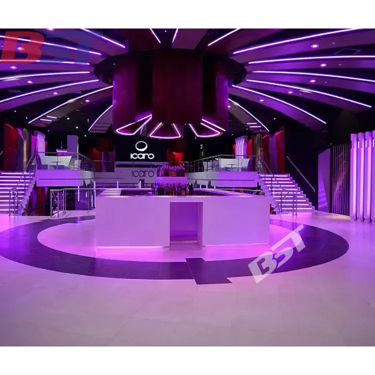 Lusso Led Night Club Music Bar Counter wine Bar Counter ristorante Bar Furniture in vendita