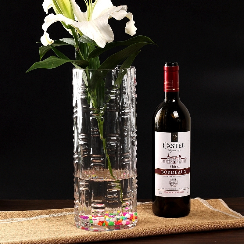 Factory Produced Wholesale Glass Flower Vase for Home Decor