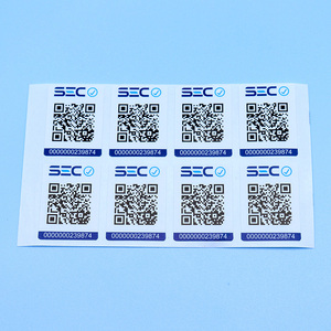 定制纸质圆形彩色代码贴纸标签 - Product Image 4
