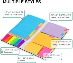 Color-<strong>Coded</strong> Prioritization Sticky Notes Set Self-Stick <strong>Memo</strong> Pads Bundle with Dividers for Organization and Promotion - Product Image 4